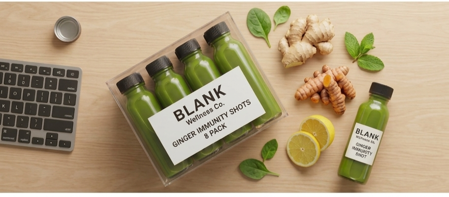 Green Wellness Shots – 8 Pack | Premium Daily Detox & Vitality Shots