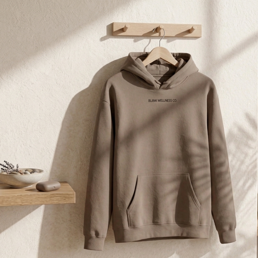 Premium Minimalist Oversized Hoodie | Blank Wellness Co