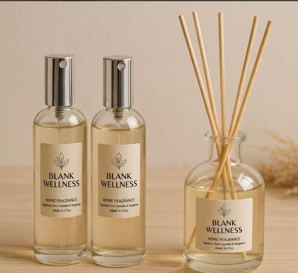 Combo Deal: Blank Wellness Luxury Home Fragrance Set | Lavender & Bergamot
