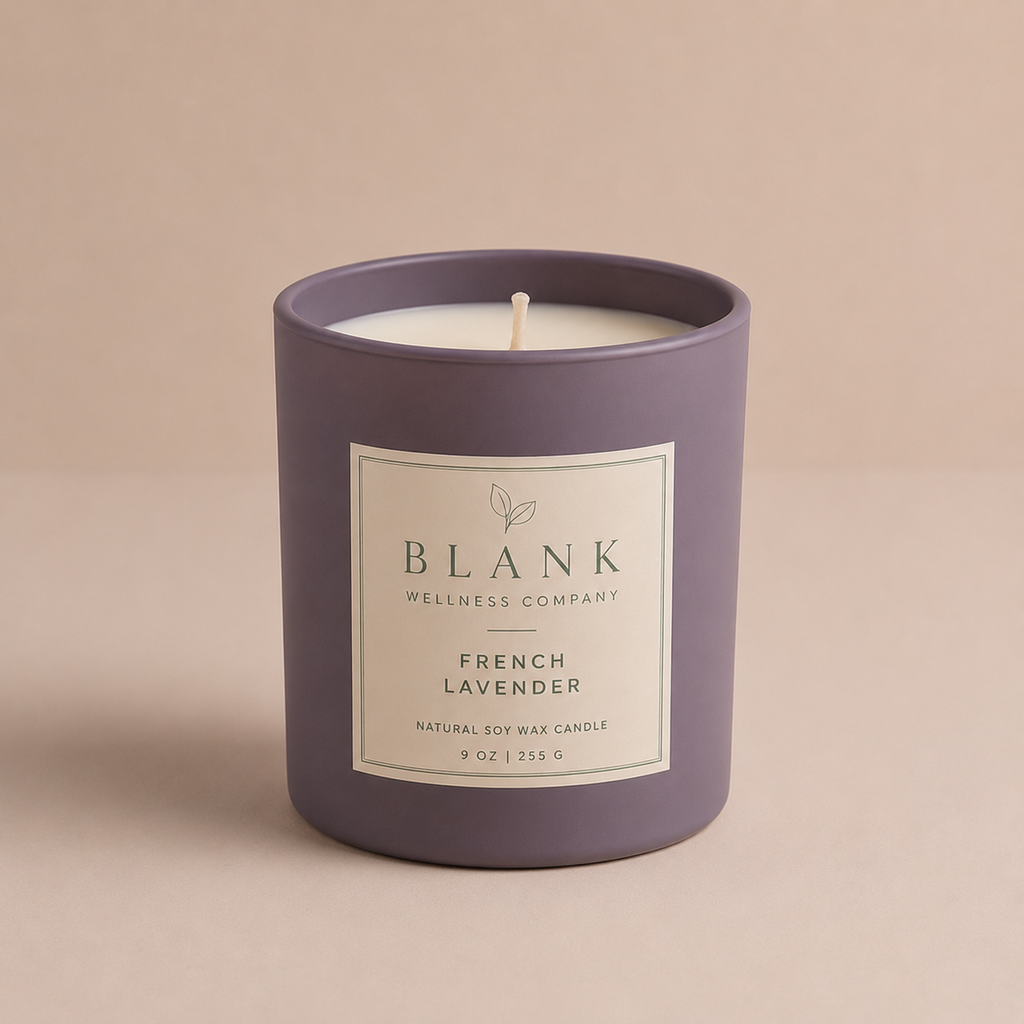 French Lavender Soy Wax Candle | Blank Wellness Company