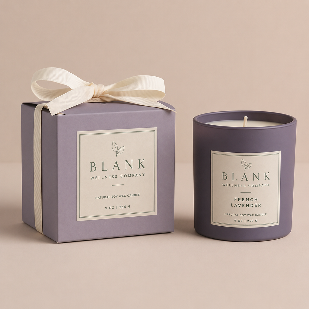 French Lavender Soy Wax Candle | Blank Wellness Company