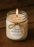 Blank Wellness Co. Vanilla Scented Candle