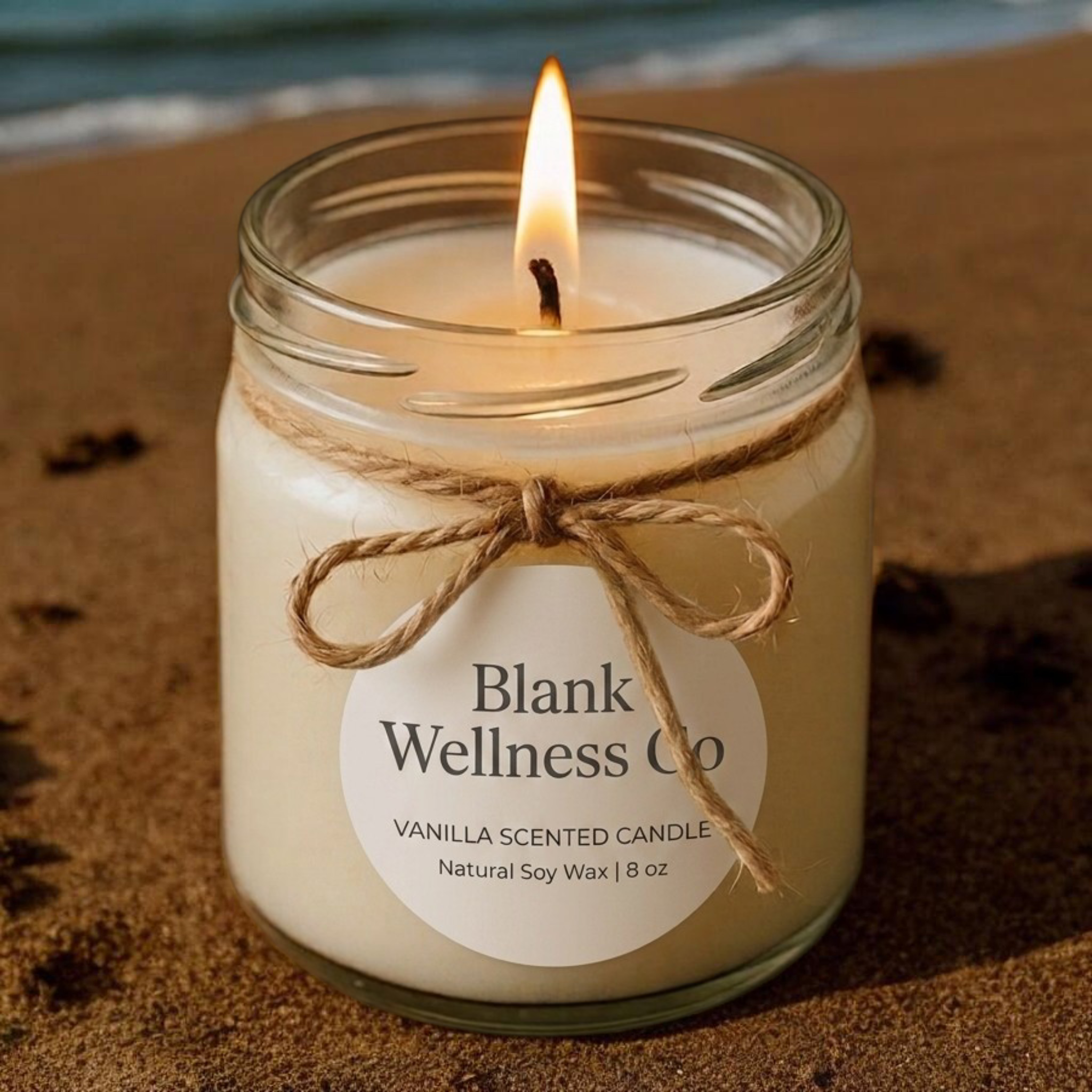 Blank Wellness Co. Vanilla Scented Candle