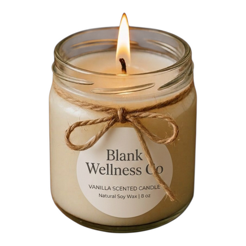Blank Wellness Co. Vanilla Scented Candle