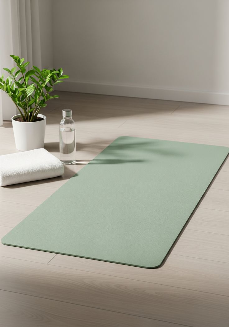 Premium Black Wellness Yoga Mat | Blank Wellness Company