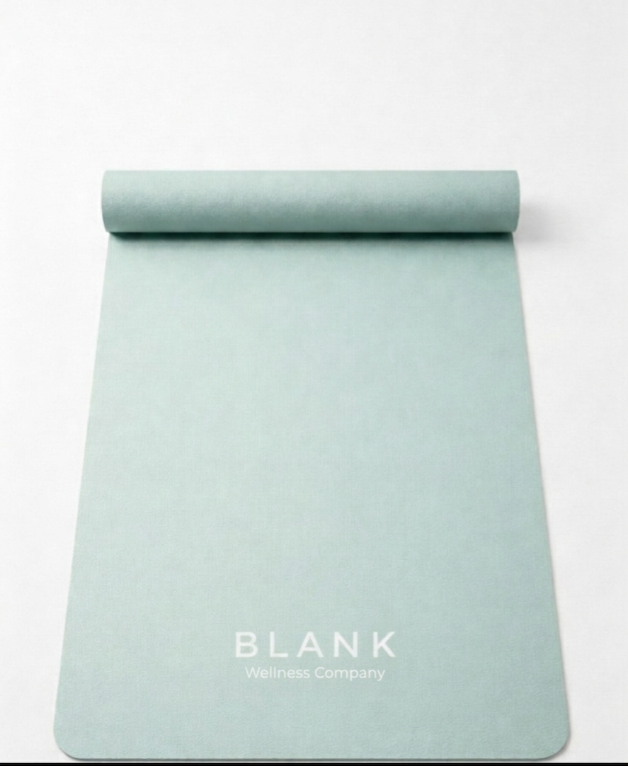 Premium Black Wellness Yoga Mat | Blank Wellness Company